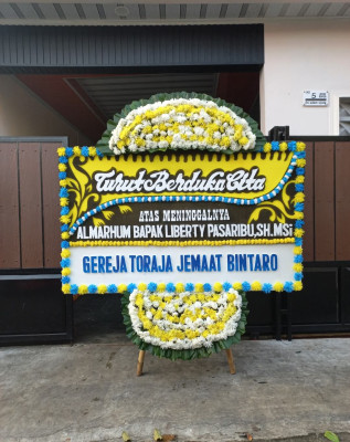 Papan Bunga Duka di Conggeang Wetan